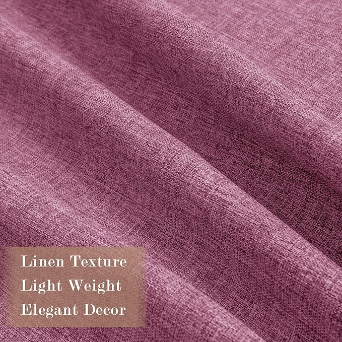 120" Wx108 L Linen Room Divider Drapes for Doorway/Glass Window/Sliding Door/Patio, Extra Wide Pinch Pleated Full Blackout Curtains for Girls Boys Teen Kids Room, 1 Panel, Lilac-HomvellaHome