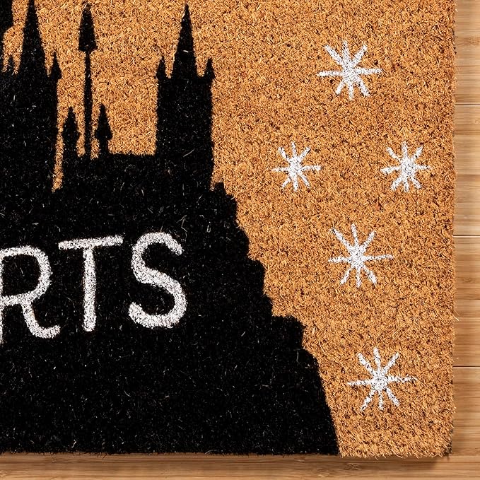 Gertmenian Harry Potter Coir Doormat - 2x3 Welcome Mat (2-Pack), Ideal for High Traffic Areas in Front Door, Garage, Entryway - Paramount Hogwarts/Witches, 80027-HomvellaHome