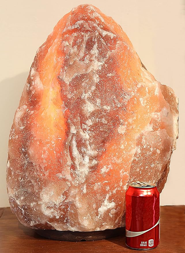 Giant Natural Himalayan Crystal Rock Salt Lamp 105~115 lbs-HomvellaHome