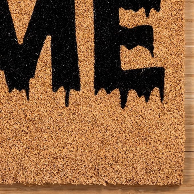 Gertmenian Nightmare Before Christmas Coir Doormat - 2x3 Welcome Mat (2-Pack), Ideal for High Traffic Areas in Front Door, Garage, Entryway - Disney Nightmare Jack Skellington, 80024-HomvellaHome