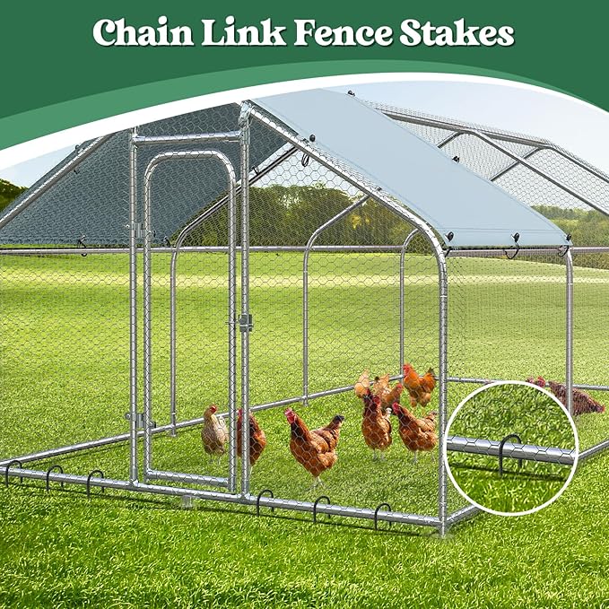 12 inches 12-Pack Trampoline Stakes Anchors High Wind Stake Heavy Duty U Hooks for Ground Lawn Garden Yard Stakes for Decorations Swing Set Shed-HomvellaHome