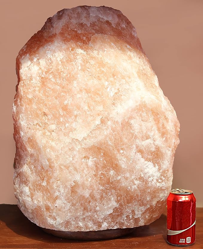 Giant Natural Himalayan Crystal Rock Salt Lamp 125~135 lbs-HomvellaHome