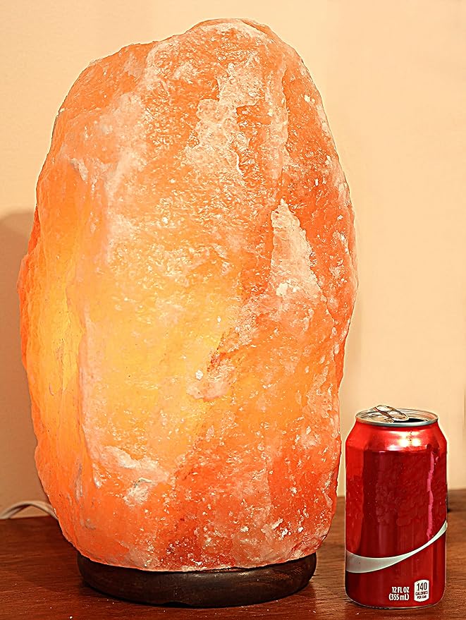 Giant Natural Himalayan Crystal Rock Salt Lamp 35~45 lbs-HomvellaHome