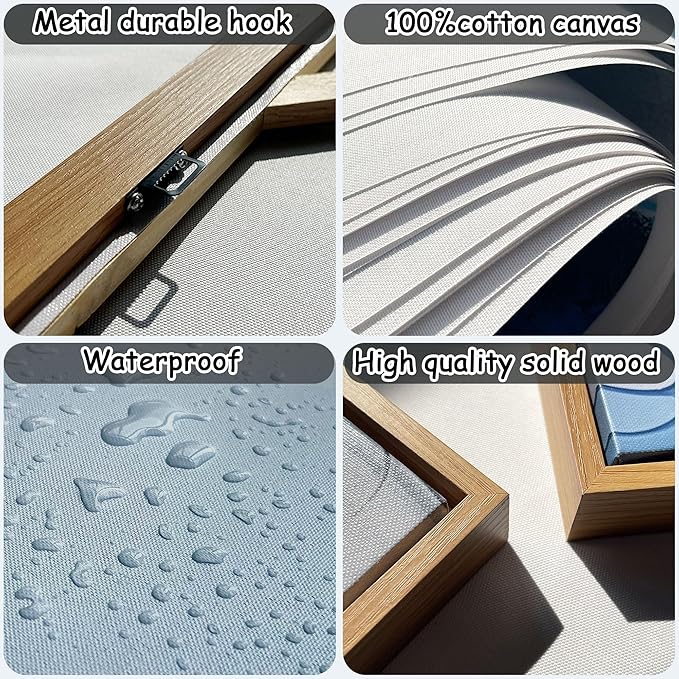 Minimalist & Modern Art for Bedroom Decor Framed Abstract & Textured Artwork for Walls Neutral & Contemporary Beige Pictures - 3D Artwork for Living Room and Boho Style 31×70IN-HomvellaHome