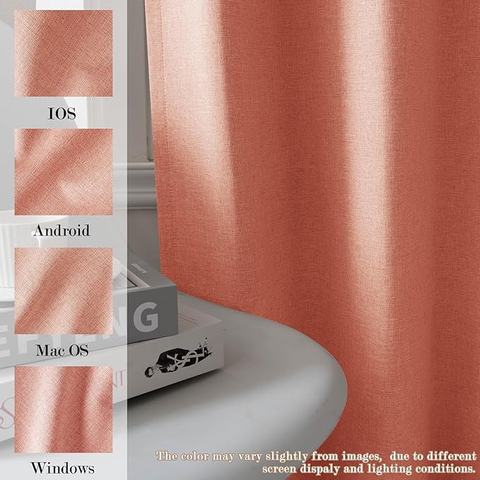 150 Inches Extra Wide Room Divider Draperies, Pinch Pleat Drapes, Absolutely Blackout Sliding Door Drapery, Total Privacy Ceiling Track Curtains, 150" W by 96" L, Orange (1 Panel)-HomvellaHome