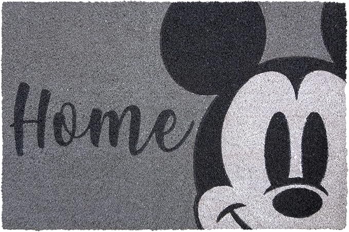 Gertmenian Disney Mouse Doormat Rug Front Door Coir Mat Indoor Outdoor Entryway Carpet, 2-Pack 20x34, Retro Mickey Home/Welcome-HomvellaHome