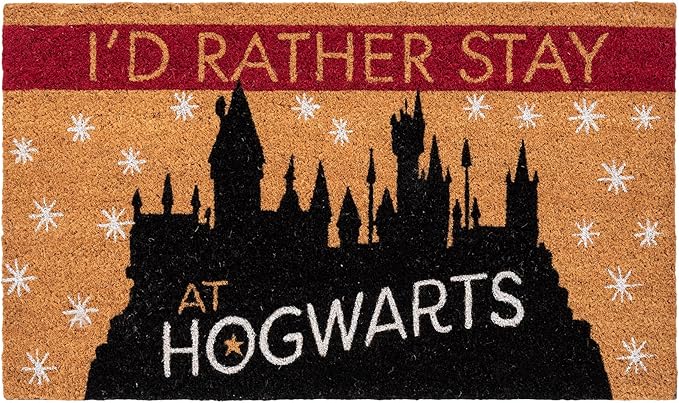 Gertmenian Harry Potter Coir Doormat - 2x3 Welcome Mat (2-Pack), Ideal for High Traffic Areas in Front Door, Garage, Entryway - Paramount Hogwarts/Witches, 80027-HomvellaHome