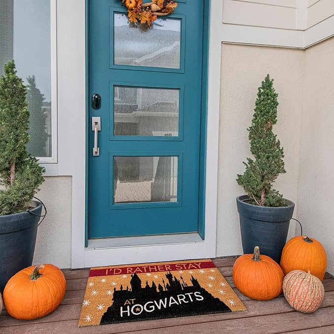Gertmenian Harry Potter Coir Doormat - 2x3 Welcome Mat (2-Pack), Ideal for High Traffic Areas in Front Door, Garage, Entryway - Paramount Hogwarts/Witches, 80027-HomvellaHome